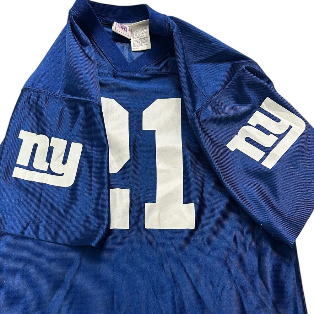 NFL Youth Giants Barber 21 Jersey Blue Boys XL 18-20 V Neck New York TIKI - Picture 3 of 11